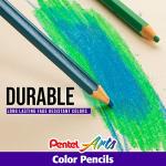 Pentel Arts Color Pencils - Assorted Colors, 36-Pack (CB8-36)