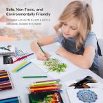 Kird Barken 80 Colored Pencils – Professional Color Pencils for Adult Coloring Books,Coloring Pencils with Oil-Based Cores,Soft Core, Art Supplies Gift for Beginners & Adults