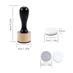 50 Packs Mini Ink Blending Tool Set, 2 Mini Applicator Tools 4pcs Replacement Stickers and 44 Replacement Foam Pads for Scrapbooking Painting Drawing Art SuppliesInk Tools and More HRJZF