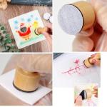 50 Packs Mini Ink Blending Tool Set, 2 Mini Applicator Tools 4pcs Replacement Stickers and 44 Replacement Foam Pads for Scrapbooking Painting Drawing Art SuppliesInk Tools and More HRJZF