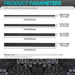 CongGongGo 50 Pcs Willow Charcoal Sticks, Willow Charcoal,Mixed Sizes: 4-5mm, 5-7mm,Professional Soft Black Drawing Charcoal for Sketching & Art