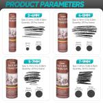 CongGongGo 50 Pcs Willow Charcoal Sticks, Willow Charcoal,Mixed Sizes: 4-5mm, 5-7mm,Professional Soft Black Drawing Charcoal for Sketching & Art