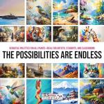 U.S. Art Supply 10-Well Plastic Rectangular Artist Painting Palette - Paint Color Mixing Tray - Art Students, Classroom, Craft Projects, Fun Parties, Events - Brush Mix Acrylic, Oil, Watercolor