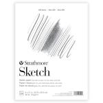 Strathmore 200 Series Sketch Pad, 9x12 inch, 100 Sheets, Tape Bound - Artist Sketchbook for Drawing, Illustration, Art Class Students