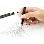 Tombow 61002 Mono Drawing Pencil, Combo Pack with Zero Eraser, Graphite 6-Pack, Black, 0.5mm