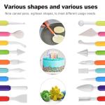 CoguZed 9 Pcs Clay Sculpting Tools Kit, Double Head Pottery Modeling Clay Carving Tools, Plastic Clay Tools, Air Dry Clay Tools for Crafts and DIY Projects Assorted Colors