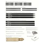 Zieler Artists Charcoal Drawing Set | 24-piece Gift Tin Set | The Ideal Starter Set