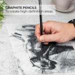 Zieler Artists Charcoal Drawing Set | 24-piece Gift Tin Set | The Ideal Starter Set