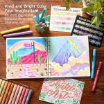 Shuttle Art Automatic Ink Control Acrylic Paint Markers, 24 Pastel Colors Brush Tip Acrylic Paint Pens for Rock Painting, Ceramic, Wood, Canvas, Glass, Stone, Fabric, Card Making, DIY & Art Supplies