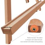 Miratuso Painting Easel, Folding Wooden Tabletop Easel Stand Holds Highest to 22" Canvas, Portable Desktop Easel Suitable for Artists, Beginners, Students