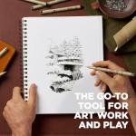 SAKURA Pigma Micron Fineliner Pens - Archival Black Ink Pens - for Writing, Drawing, or Journaling - Assorted Point Sizes - 10 Pack