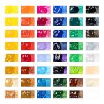 Castle Art Supplies 48 X 22ML Acrylic Paint Set | New Improved Formula | All-Inclusive Set for Beginners, Adult Artists | Quality Intense Colors | Smooth to Use on Range of Surfaces (New Improved Formula)