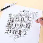 6 Pcs Artist Blending Sponge Pen Dual Tip Reusable Drawing Art Soft Pastel Blending Tools Washable Rubbing Sponge Brush Sketch Wipe for School Student Professional Sketch Lightening Highlight