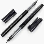 ARTEZA Micro-Line Ink Pens, Set of 5, Black Fineliners with Japanese Archival Ink, Art Supplies for Comic Artists and Illustrators, Calligraphy, Sketching, Anime, Technical Drawing
