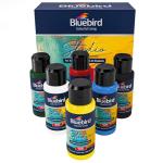 BLUEBIRD Studio Acrylic Paints, Primary Colors, 6-Pack 3.4 Fl Oz each, Basic Acrylic Paint For Halloween Decorations, DIY Crafts & Beginner Artists