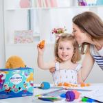 Air Dry Clay 102 Colors, Modeling Clay for Kids, DIY Model Magic Clay, Molding Clay Kit with Sculpting Tools, Non-Sticky Soft and Super Light, Arts and Crafts Gift for Boys Girls Kids