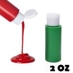 Gift Boutique Christmas Acrylic Paint Set of 6 Bottles 2 oz Color Paints Red Green Gold Silver Black White Non Toxic Multi Use Diy Art Craft Supplies