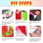 Hydrangea Diamond Painting Kits for Adults-Flowers Diamond Art Kits for Adults,5D Diamond Painting Flowers,DIY Full Drill Diamond Painting Flower Gem Art and Crafts 12x16inch