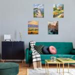 FIXWAL Canvas Boards for Painting 14 Pack, 8x10 Inch Canvases for Painting Art Paint Canvas Panels Gesso Primed White Blank Flat Canvas Boards Acrylics Oil Watercolor Tempera Paints