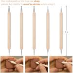 Blisstime Clay Tools Kit, 28pcs Air Dry Clay Tools for Pottery Polymer Clay Sculpting Tool Kit