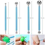 Blisstime Clay Tools Kit, 28pcs Air Dry Clay Tools for Pottery Polymer Clay Sculpting Tool Kit