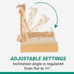 Falling in Art Studio Sketchbox Easel, Adjustable Beechwood Tabletop Easel Box for Painting, Portable Desktop Easel with Storage Drawer, Suitable for Beginners and Artists