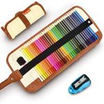 covacure Colored Pencils, Premier Color Pencil Set With 36 Colouring Pencils,Sharpener and Canvas Pencil Bag