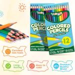 YEGEER 528 Count Colored Pencils Bulk, 12 Assorted Colors, 44 Packs Pre-sharpened Coloring Pencils Set for Kids and Adult, Teachers Essential Classroom Prizes, Back to School Supplies (528)