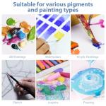 ESRICH Stretched Canvases for Painting 8x10, 10 Pack 8x10 Canvas Value Pack,Primed Acid-Free Cotton Blank Canvas, Paint Canvases for Oil & Acrylic Paint.