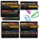 163-Piece French Easel Painting Set | All-in-One Deluxe Artist Starter Kit w/Wooden Field & Studio Sketch Box Easel for Adult, 100+ Professional Paints, Stretched & Panel Canvases, Brushes, Palettes