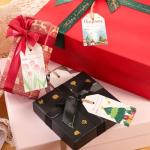 120 Pcs Watercolor Tags with Attached String, Blank Gift Tags Handmade Tags 140 lb/300 GSM Watercolor Paper Cards for Paint, DIY Crafts, Holiday, Wedding(3.75 x 1.75 inch)