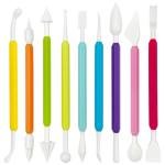 9-Piece Plastic Clay Sculpting Tool Kit for Kids – Safe Air-Dry & Polymer Clay Modeling Set with Easy-Grip Handles