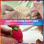 9-Piece Plastic Clay Sculpting Tool Kit for Kids – Safe Air-Dry & Polymer Clay Modeling Set with Easy-Grip Handles