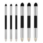 6 Pcs Oil Pastel Tools Blending Sticks, Dual Tip Reusable Sketch Rubbing Sponge Brush for Artist Professional Sketch Drawing for Students Beginners Lightening and Highlight