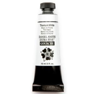 Daniel Smith Extra Fine Gouache 15ml Tubes Titanium White 15 ml