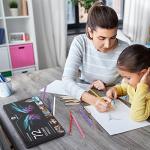 SJ STAR-JOY 72 Colored Pencils for Adult Coloring Books, Premier Coloring Pencils Set, Quality Oil Based Colored Pencils, Holiday Gifts for Artist Drawing