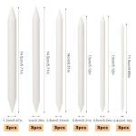 18 PCS Blending Stumps Set，Ymapinc Oil Pastels Blenders & Shading Tools 6 Sizes for Charcoal Drawing Sketching Special Tortillions Blending Tools Art Supplies