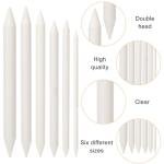 18 PCS Blending Stumps Set，Ymapinc Oil Pastels Blenders & Shading Tools 6 Sizes for Charcoal Drawing Sketching Special Tortillions Blending Tools Art Supplies