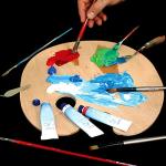 Mont Marte Premium H2O Water Mixable Oil Paint Set, 8 Piece, 18ml Tubes. Mixable with a Range of Mediums. Easily Washes Up with Water.