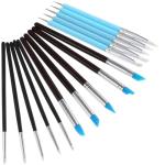 15 Pcs Silicone Sculpting Tools, Silicone Clay Sculpting Tools, Pottery Tools, Modeling Dotting Tools, Clay Shaping Modeling Wipe Out Tools, Embossing Tool for DIY Handicraft
