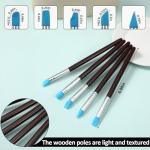 15 Pcs Silicone Sculpting Tools, Silicone Clay Sculpting Tools, Pottery Tools, Modeling Dotting Tools, Clay Shaping Modeling Wipe Out Tools, Embossing Tool for DIY Handicraft