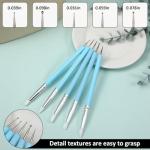 15 Pcs Silicone Sculpting Tools, Silicone Clay Sculpting Tools, Pottery Tools, Modeling Dotting Tools, Clay Shaping Modeling Wipe Out Tools, Embossing Tool for DIY Handicraft