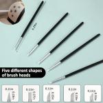 15 Pcs Silicone Sculpting Tools, Silicone Clay Sculpting Tools, Pottery Tools, Modeling Dotting Tools, Clay Shaping Modeling Wipe Out Tools, Embossing Tool for DIY Handicraft