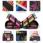 H & B 72-Color Colored Pencils Set with Coloring Book, Eraser, and Sharpener - Perfect for Drawing and Coloring - Soft Oil-Based Cores Ideal for Adults and Beginners