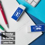 Mr. Pen Pencil Erasers, White, Large, Pack of 10