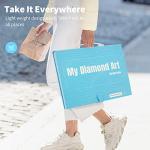 ARTDOT A3 Storage Book for Diamond Art Kits, Portfolio Folder for Diamond Painting Accessories with 30 Pocket Slevees Protectors (16.9x12.4inches)