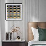 FOLKOR Floater Frame for 14x14 Canvas Paintings with 0.6-0.8” Deep, 2 Pack Square Canvas Floating Frame for Oil Paintings Art Prints Artwork, Horizontal or Vertical Display for Home Wall Decor (Black)