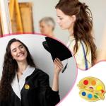 Liliaafar 24 Pcs Paint Palette and Brush Artist Enamel Lapel Pin Hat Tie Pins Set Art Themed Brooches for Graduation Classmates Friends Art Lover Student Teacher Appreciation Gift Supplies