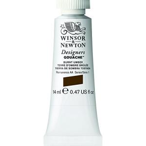 Winsor & Newton Designer's Gouache, 14 ml (0.47oz) tube, Burnt Umber