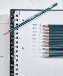 STABILO Graphite Pencil Othello ARTY - Pack of 6 - Assorted Grades - 2B, B, HB, F, H, 2H